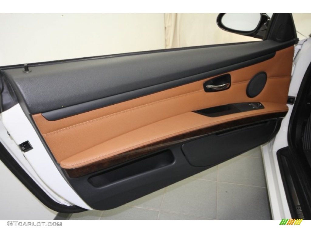 2009 3 Series 335i Coupe - Alpine White / Saddle Brown Dakota Leather photo #15
