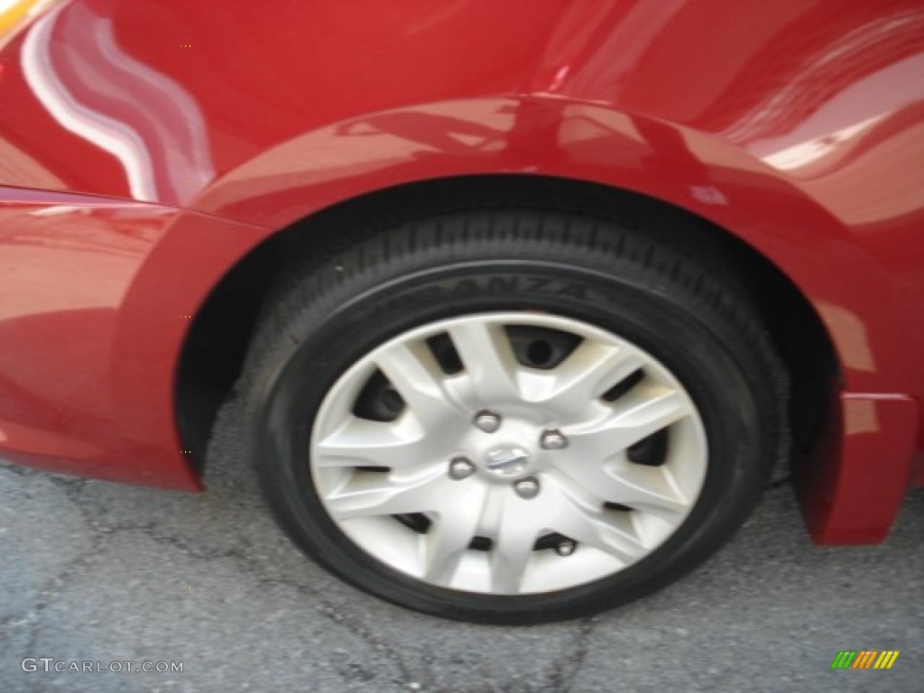 2011 Sentra 2.0 S - Red Brick / Charcoal photo #20
