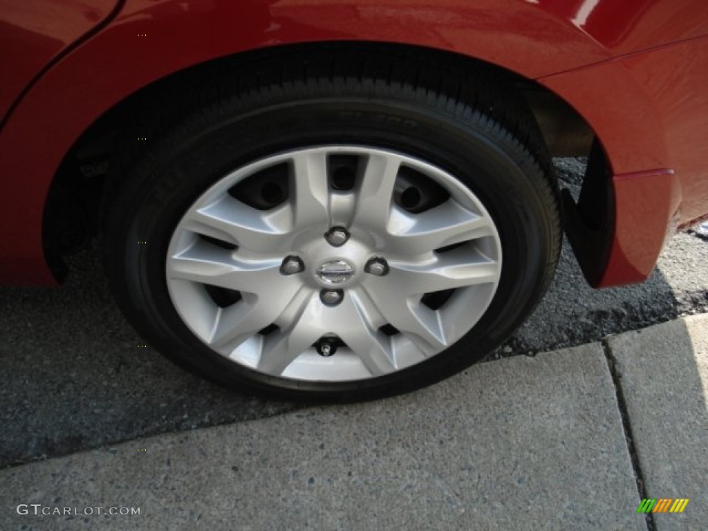 2011 Sentra 2.0 S - Red Brick / Charcoal photo #21