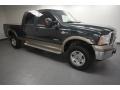 Dark Green Satin Metallic 2005 Ford F250 Super Duty King Ranch Crew Cab 4x4