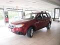 2009 Camellia Red Pearl Subaru Forester 2.5 X  photo #7