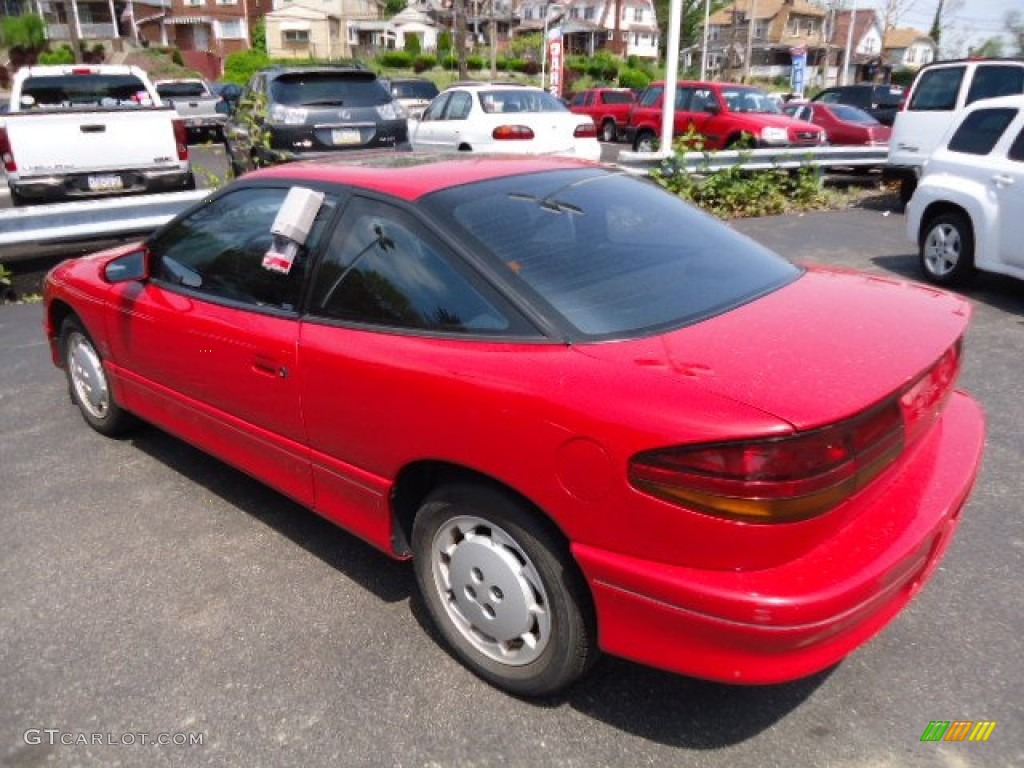 1991 S Series SC Coupe - Bright Red / Gray photo #2