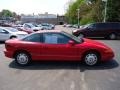 1991 Bright Red Saturn S Series SC Coupe  photo #5