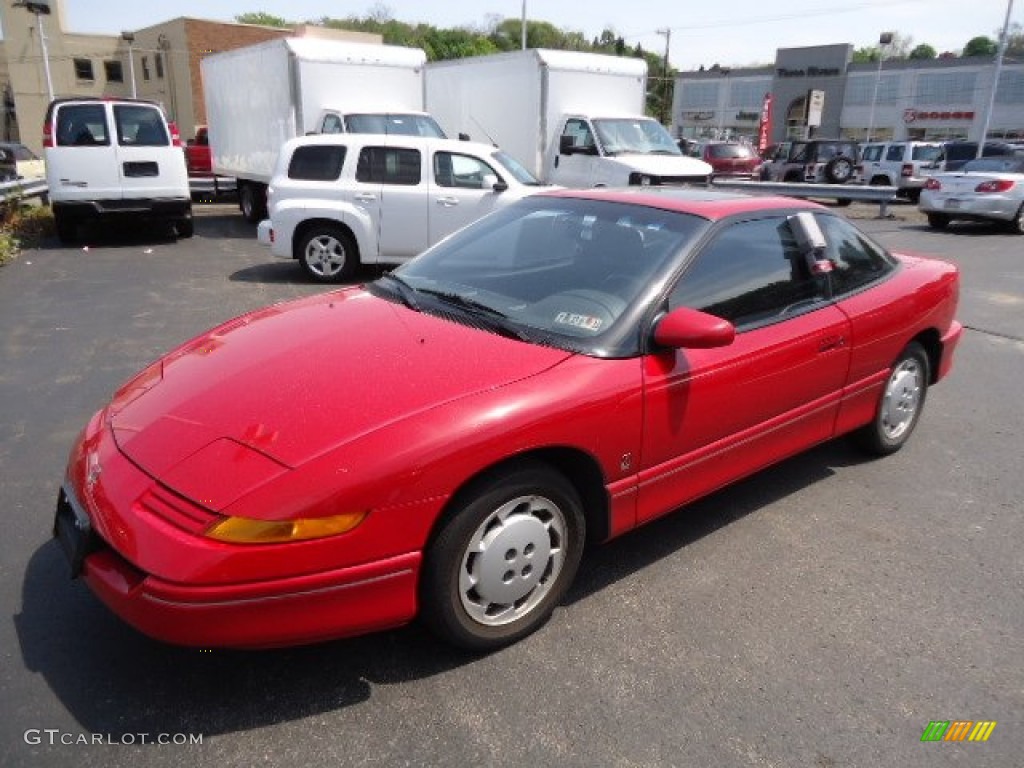 1991 S Series SC Coupe - Bright Red / Gray photo #8