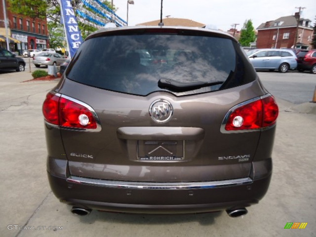 2009 Enclave CXL AWD - Cocoa Metallic / Cocoa/Cashmere photo #4