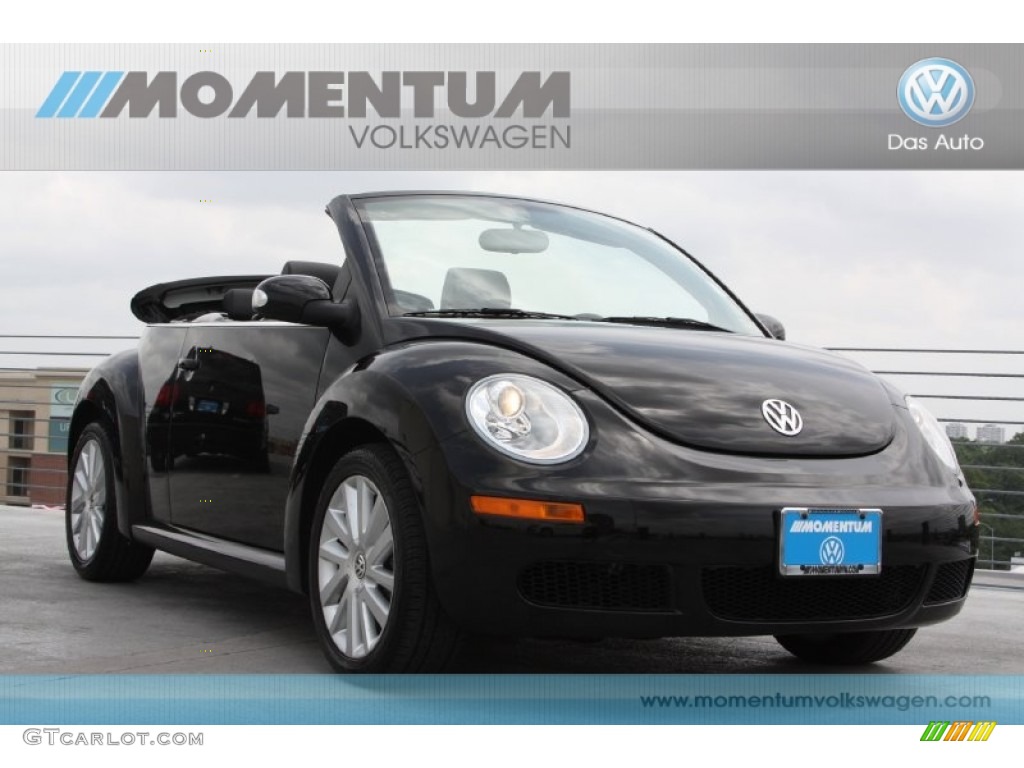 Black Volkswagen New Beetle