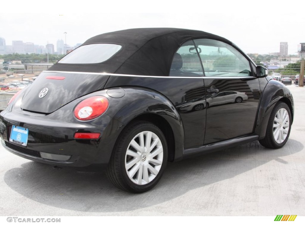 2009 New Beetle 2.5 Convertible - Black / Black photo #12