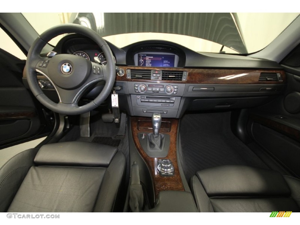 2009 3 Series 335i Coupe - Black Sapphire Metallic / Black photo #4