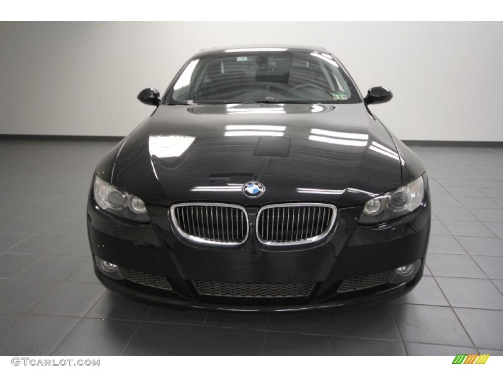 2009 3 Series 335i Coupe - Black Sapphire Metallic / Black photo #6