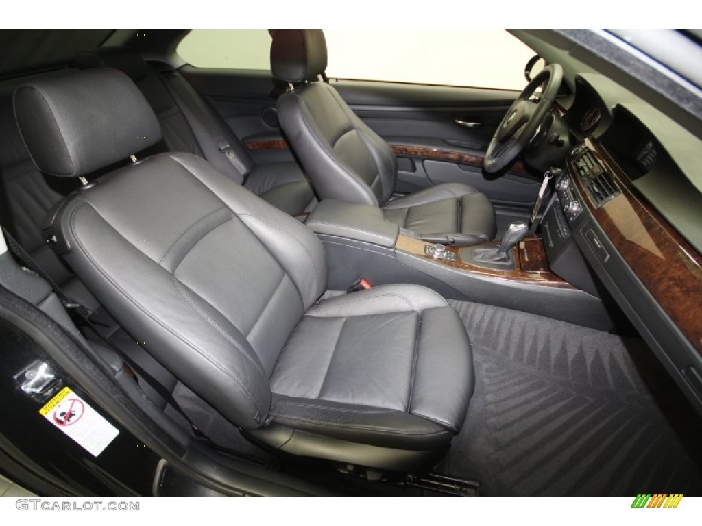 2009 3 Series 335i Coupe - Black Sapphire Metallic / Black photo #33