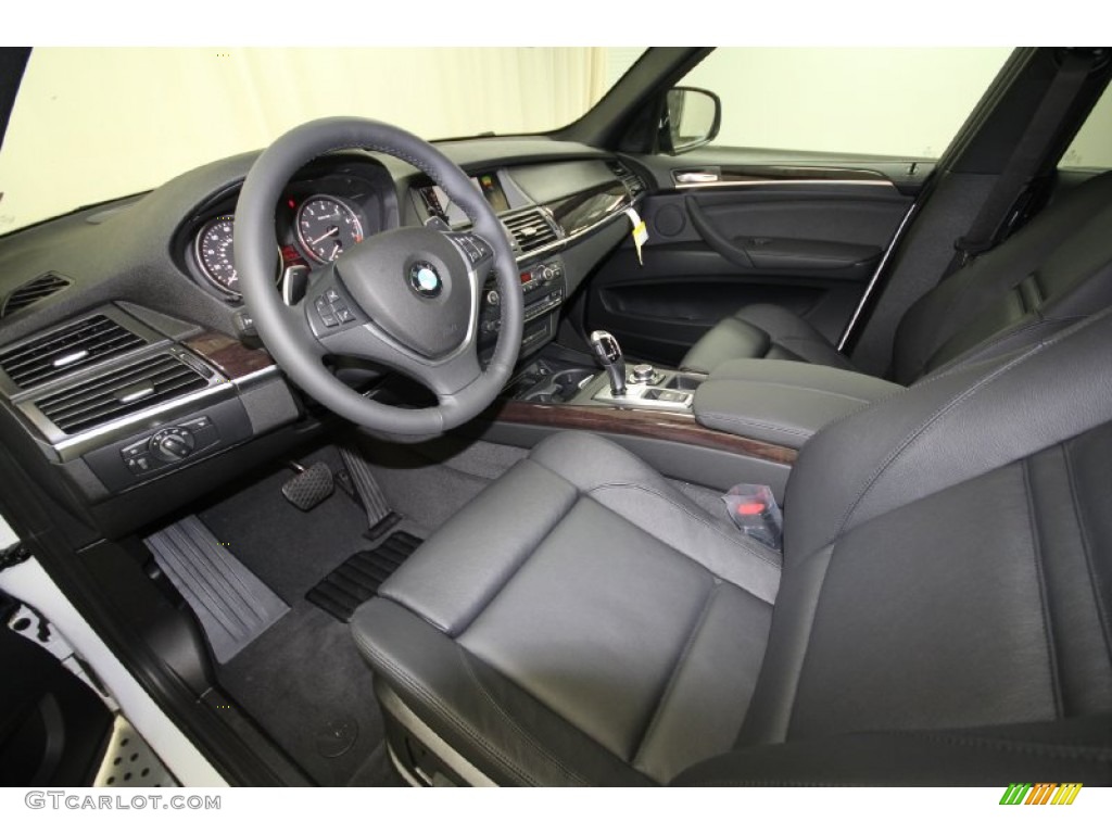 Black Interior 2013 BMW X5 xDrive 50i Photo #64524751
