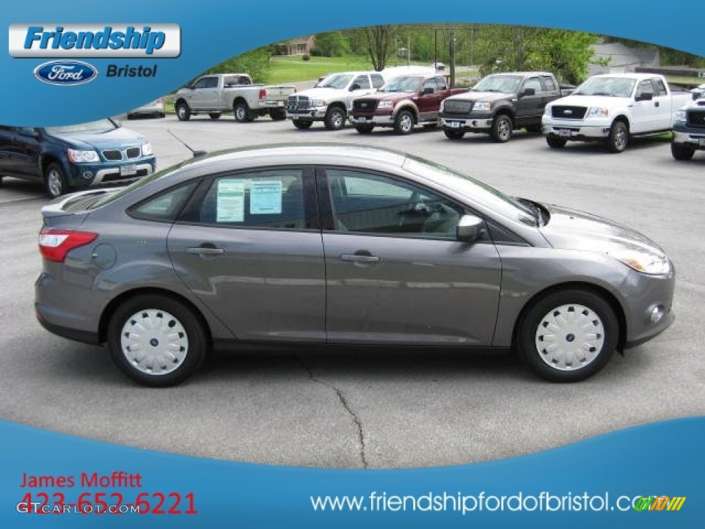 2012 Focus SE SFE Sedan - Sterling Grey Metallic / Charcoal Black photo #5