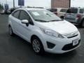 Oxford White - Fiesta S Sedan Photo No. 3