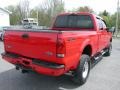 2003 Red Ford F350 Super Duty XLT Crew Cab 4x4  photo #9