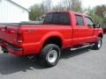 2003 Red Ford F350 Super Duty XLT Crew Cab 4x4  photo #10