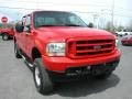 2003 Red Ford F350 Super Duty XLT Crew Cab 4x4  photo #16