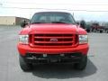 2003 Red Ford F350 Super Duty XLT Crew Cab 4x4  photo #17