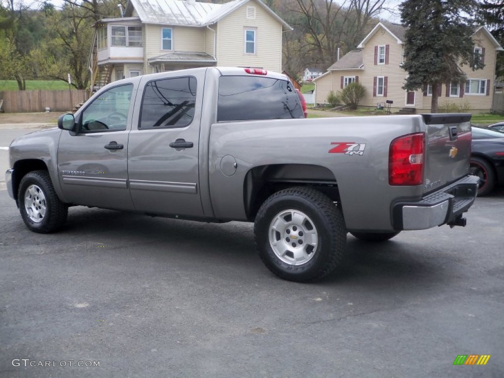 2012 Silverado 1500 LT Crew Cab 4x4 - Graystone Metallic / Ebony photo #3