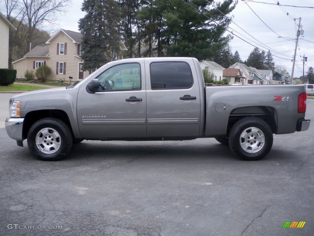 2012 Silverado 1500 LT Crew Cab 4x4 - Graystone Metallic / Ebony photo #1