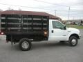 Oxford White - F350 Super Duty XL Regular Cab 4x4 Stake Truck Photo No. 11