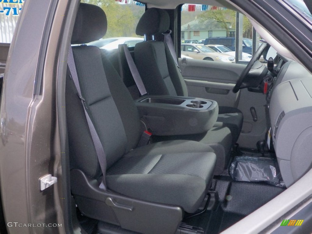 2012 Silverado 1500 Work Truck Regular Cab 4x4 - Mocha Steel Metallic / Dark Titanium photo #15