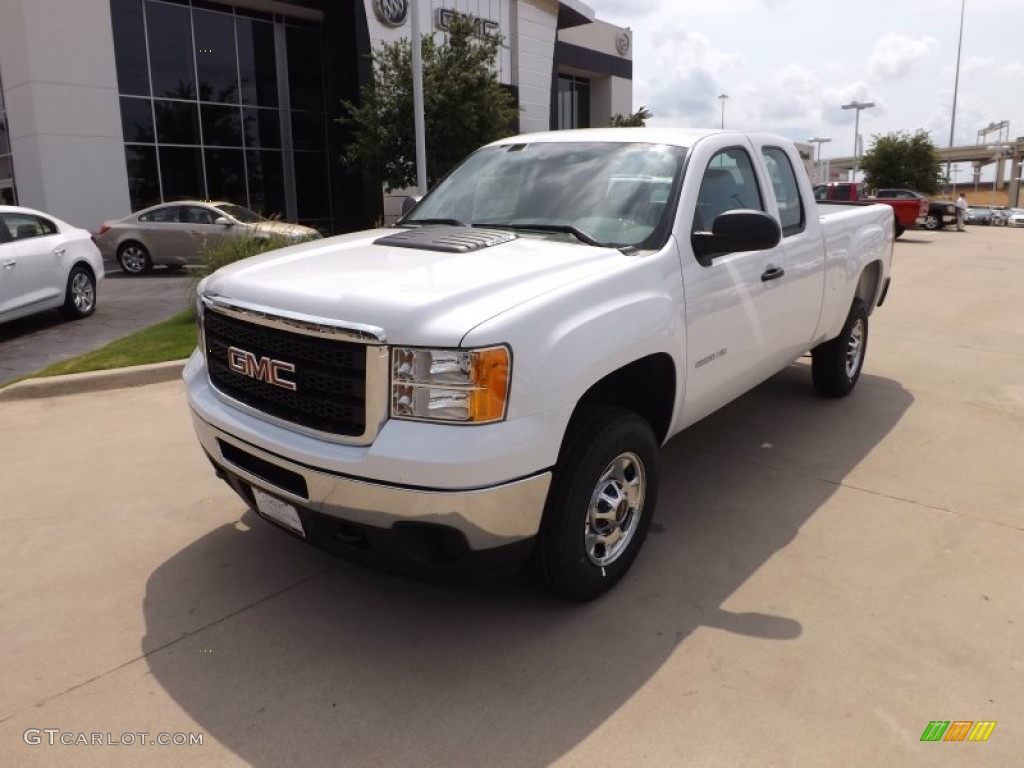 2012 Sierra 2500HD Extended Cab - Summit White / Dark Titanium photo #1