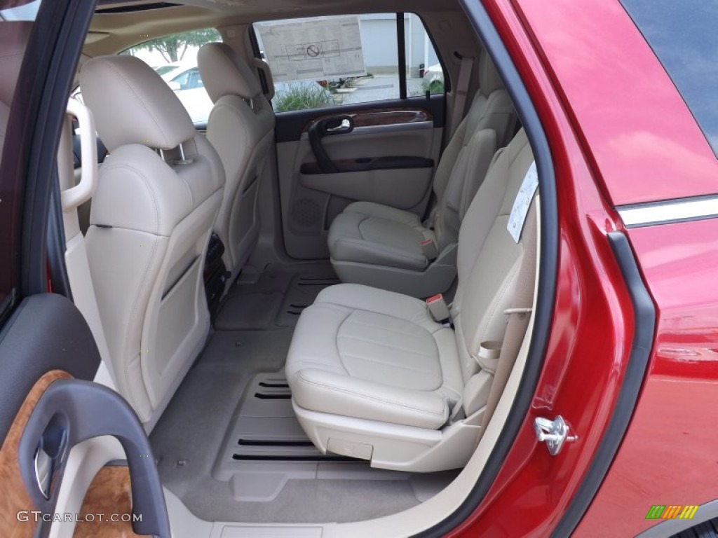 2012 Enclave FWD - Crystal Red Tintcoat / Cashmere photo #12