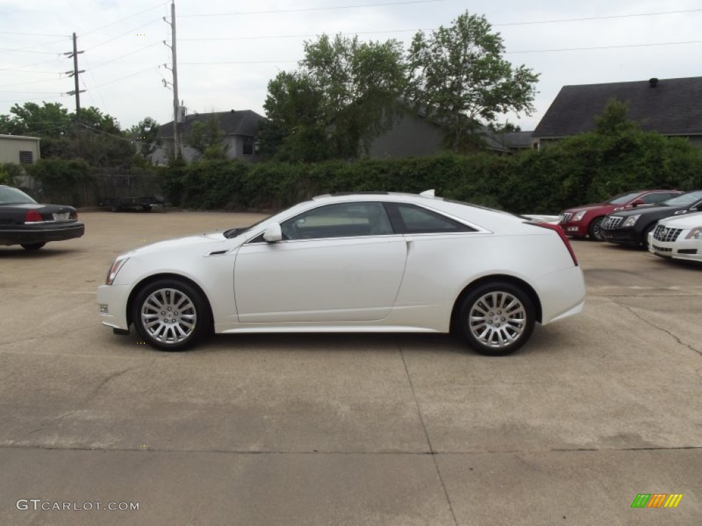 White Diamond Tricoat 2012 Cadillac CTS Coupe Exterior Photo #64532025