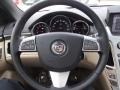Cashmere/Cocoa 2012 Cadillac CTS Coupe Steering Wheel