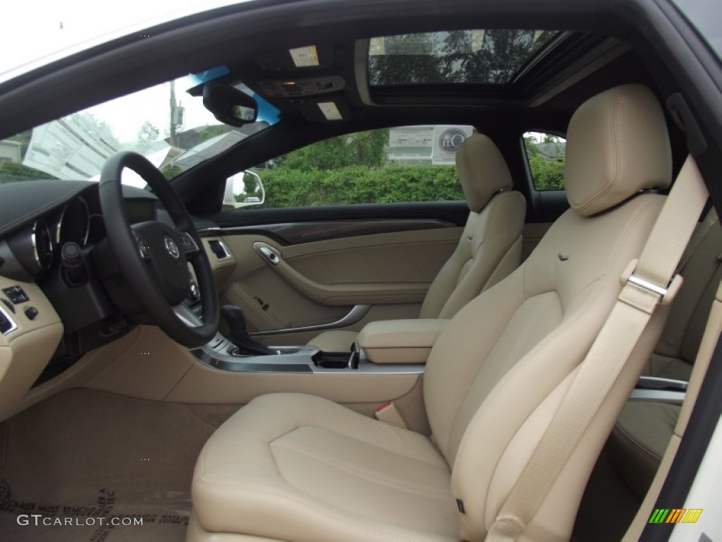 Cashmere/Cocoa Interior 2012 Cadillac CTS Coupe Photo #64532079
