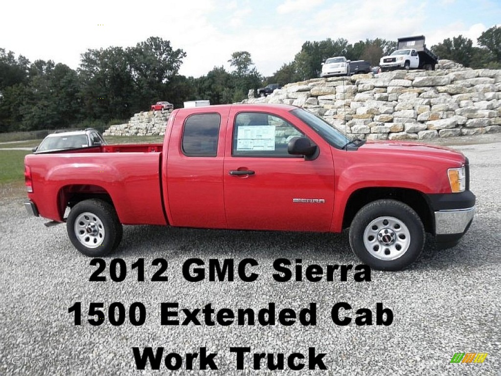 Fire Red GMC Sierra 1500