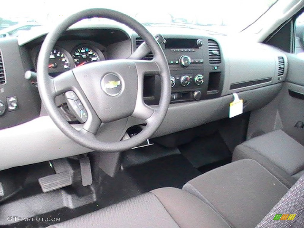 2012 Silverado 1500 Work Truck Extended Cab - Summit White / Dark Titanium photo #4