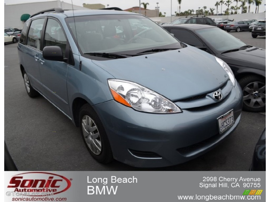 2009 Sienna CE - Blue Mirage Metallic / Taupe photo #1