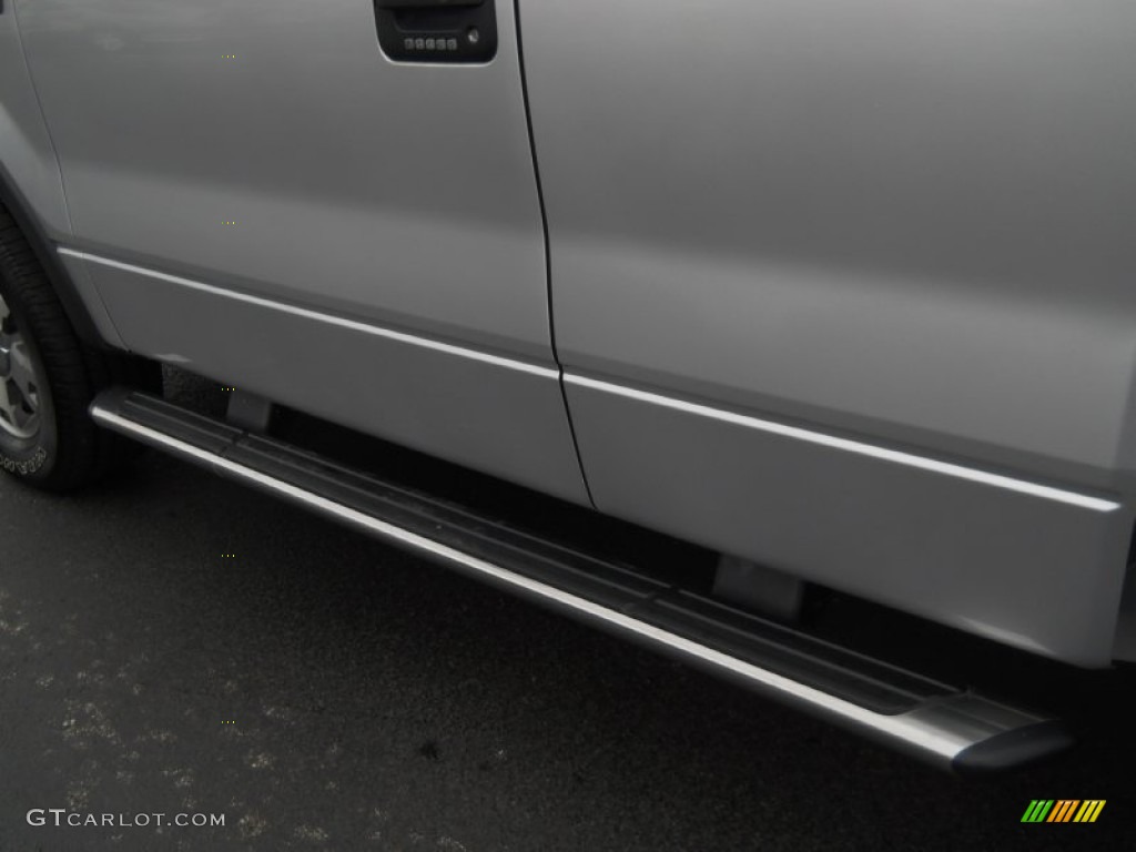 2010 F150 FX4 SuperCab 4x4 - Ingot Silver Metallic / Black photo #14