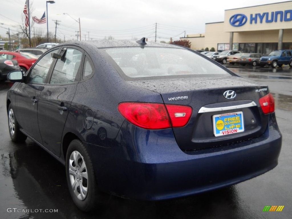 2010 Elantra GLS - Regatta Blue / Gray photo #14