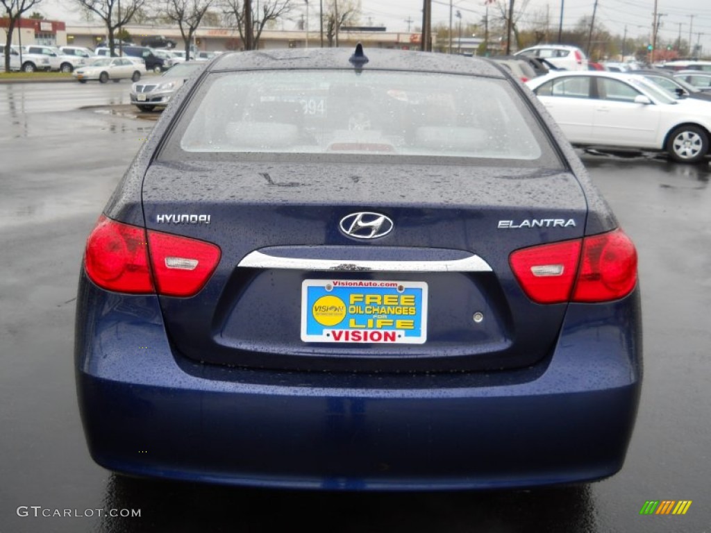 2010 Elantra GLS - Regatta Blue / Gray photo #15