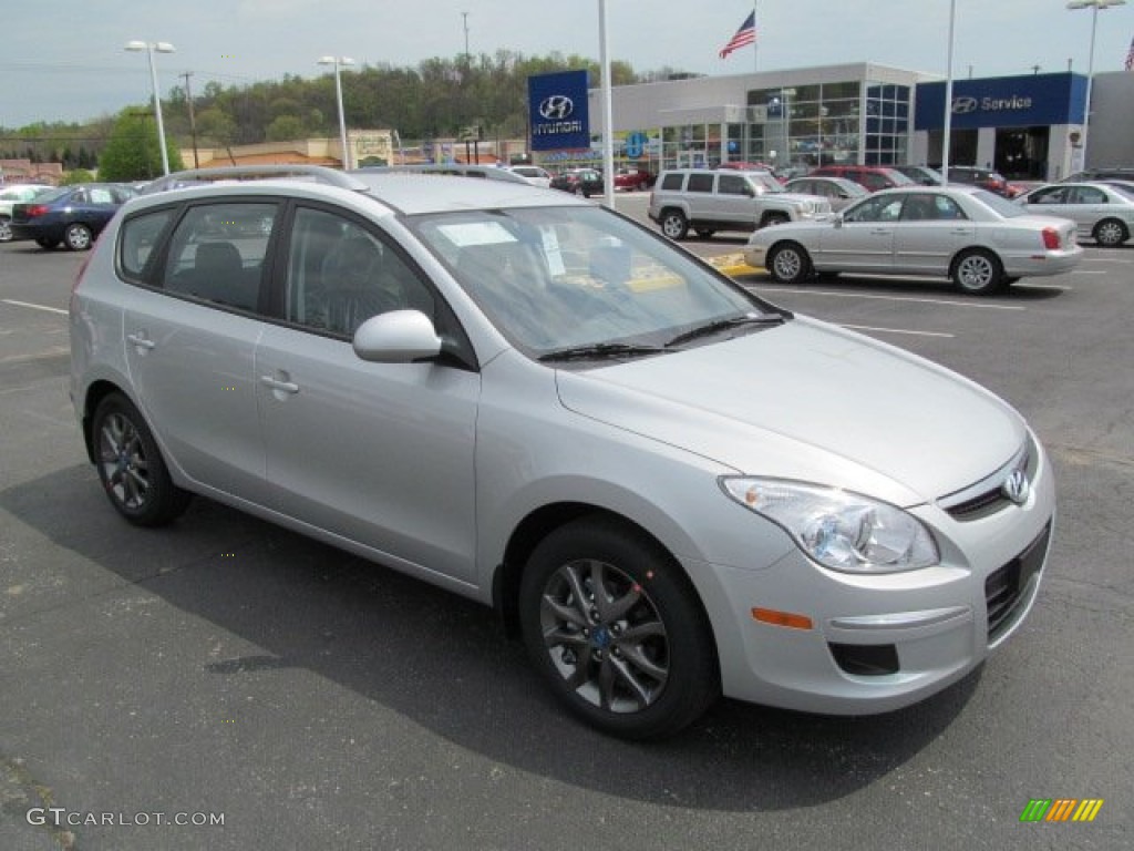 2012 Elantra GLS Touring - Shimmering Silver / Black photo #1
