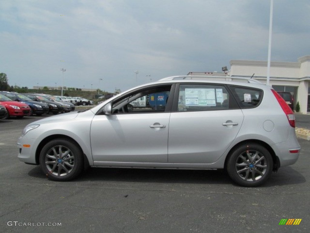 2012 Elantra GLS Touring - Shimmering Silver / Black photo #3