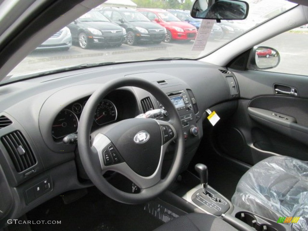 2012 Elantra GLS Touring - Shimmering Silver / Black photo #5