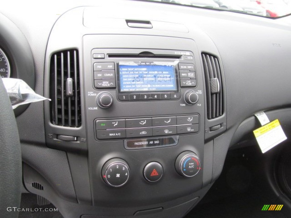 2012 Elantra GLS Touring - Shimmering Silver / Black photo #8