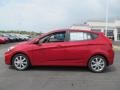 2012 Boston Red Hyundai Accent SE 5 Door  photo #3