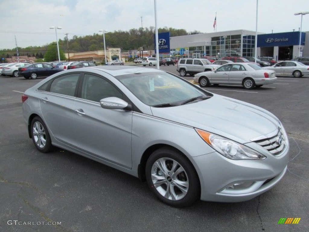 2013 Sonata Limited - Radiant Silver / Gray photo #1