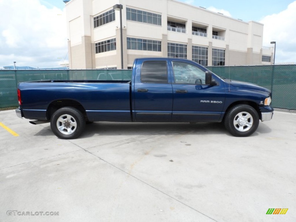 Patriot Blue Pearl 2003 Dodge Ram 2500 SLT Quad Cab Exterior Photo #64541931