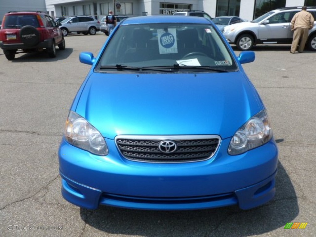 2008 Corolla S - Speedway Blue Metallic / Stone photo #2
