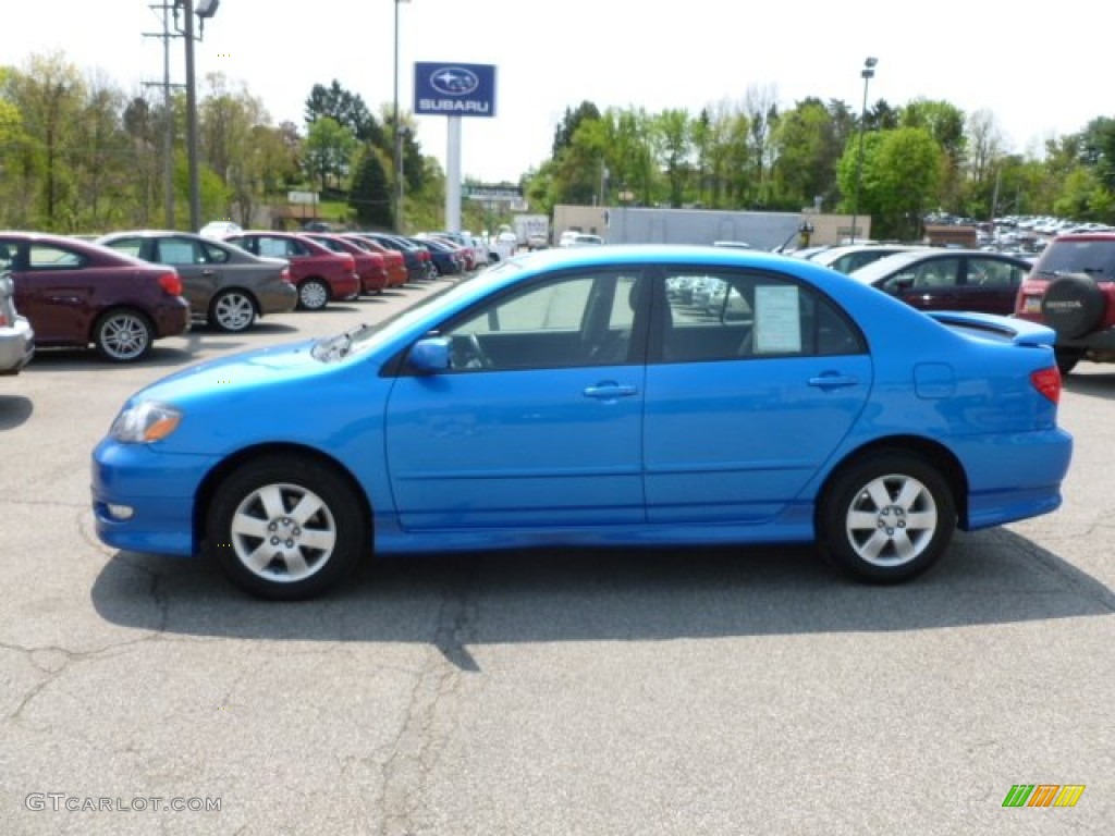 2008 Corolla S - Speedway Blue Metallic / Stone photo #4