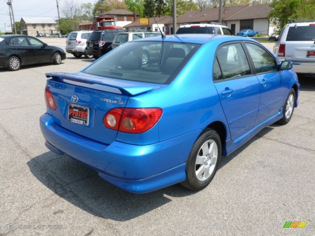 2008 Corolla S - Speedway Blue Metallic / Stone photo #7