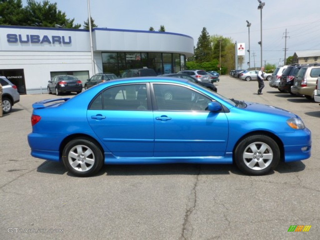 2008 Corolla S - Speedway Blue Metallic / Stone photo #8