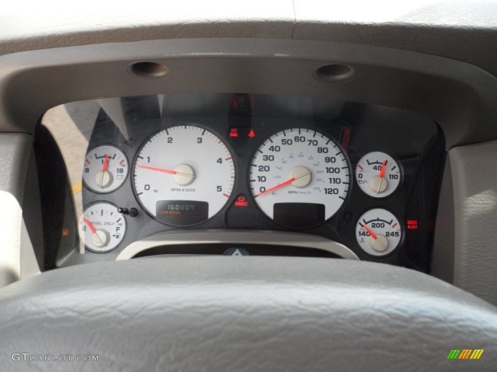 2003 Dodge Ram 2500 SLT Quad Cab Gauges Photo #64542192