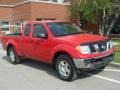 2007 Red Alert Nissan Frontier SE King Cab 4x4  photo #1