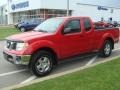 2007 Red Alert Nissan Frontier SE King Cab 4x4  photo #9